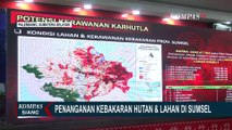 KSAD Jenderal Dudung Abdurachman dan Gubernur Sumsel Terjun ke Lapangan untuk Padamkan Karhutla