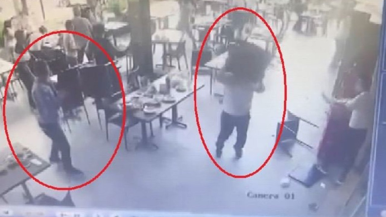 ‘Yemeği geç getirdin’ dediler: Sandalyeler havada uçuştu…