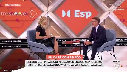 Los polémicos dos besos de Susanna Griso a Núñez Feijóo