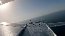 Video toont de eerste landing van een autonome drone op het grootste schip van het Verenigd Koninkrijk