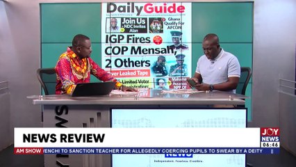 IGP Fires COP Mensah, 2 others over tape | AM Newspaper