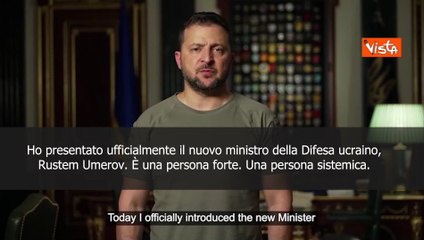 Zelensky: Nuovo ministro Difesa ? una persona forte