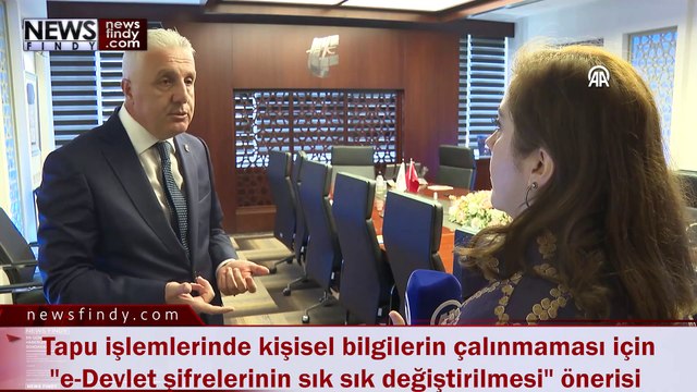 Tapu ve Kadastro Genel Müdürlüğü Bilgi Teknolojileri Dairesi Başkanı Cevdet Ekmel Hatipoğlu’ndan uyarı