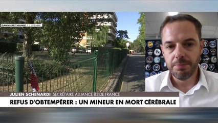 Julien Schenardi : «On est habitués aux déclarations de Jean-Luc Mélenchon, je ne vais pas les commenter»