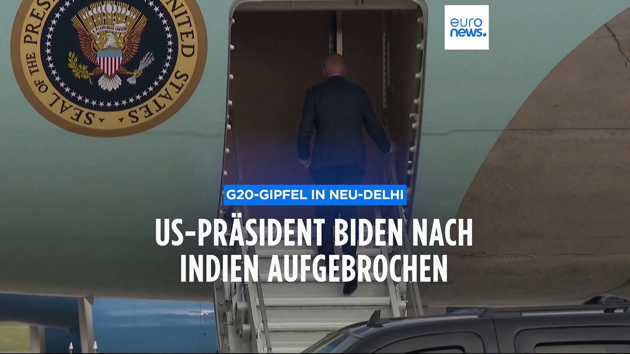 G20-Gipfel: Biden - mit negativem Coronatest - nach Neu-Delhi aufgebrochen