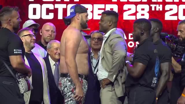 Poids lourds - Le face-à-face entre Fury et Ngannou avant le choc des titans