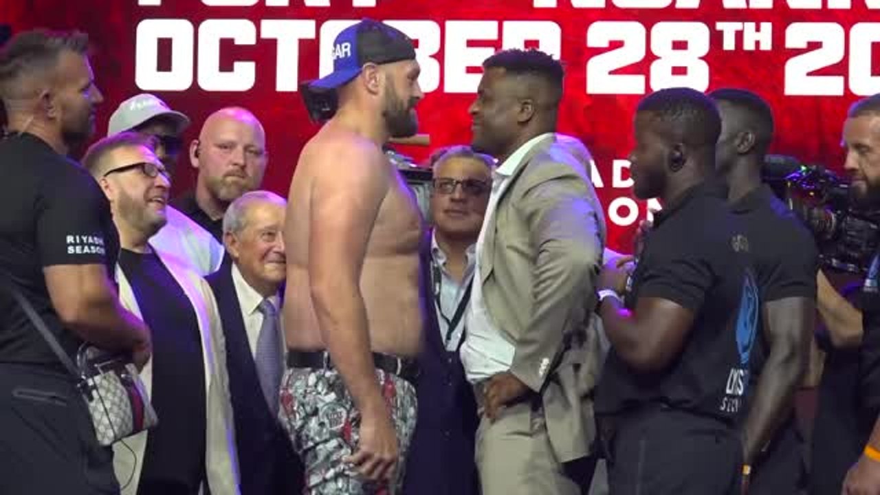 Poids lourds - Le face-à-face entre Fury et Ngannou avant le choc des titans