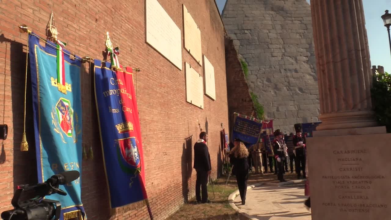 8 settembre, la cerimonia per l'80  Anniversario della Difesa di Roma