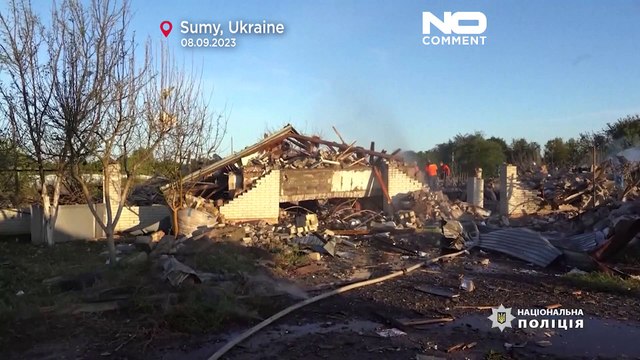 Russischer Drohnenangriff auf Wohnviertel - Verletzte in Sumy
