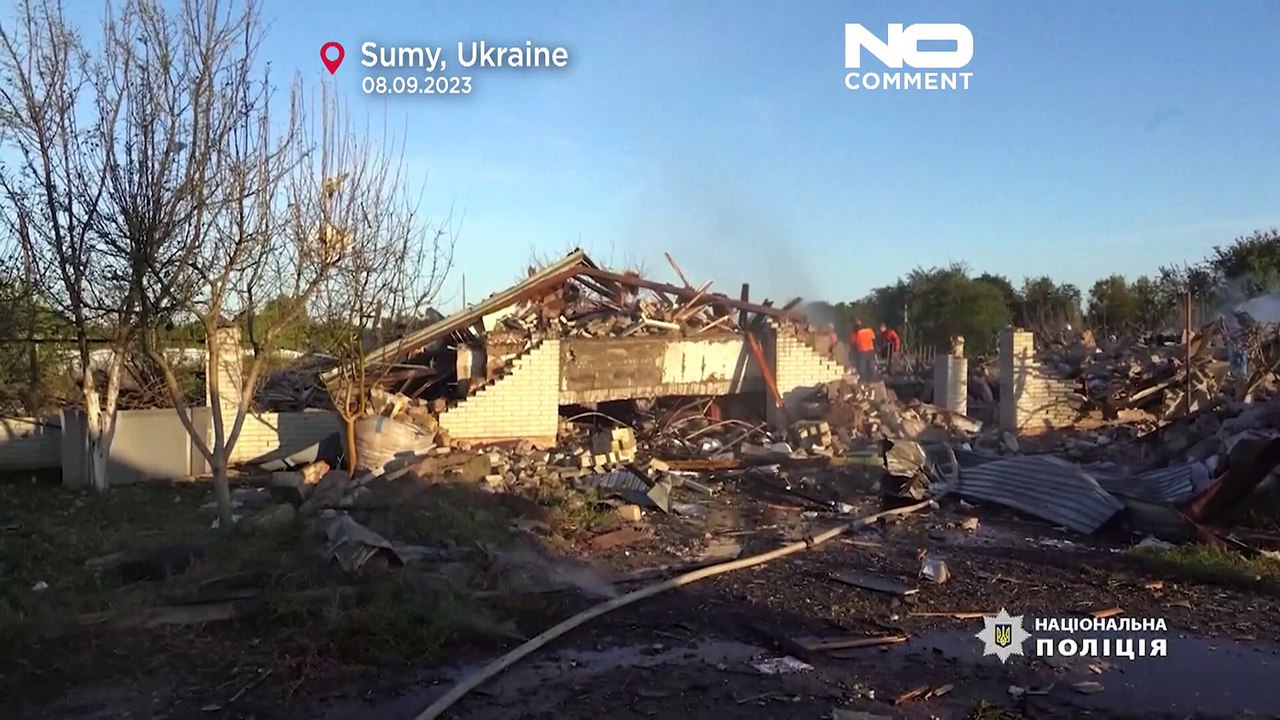 Russischer Drohnenangriff auf Wohnviertel - Verletzte in Sumy