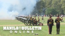 Gun salute marks King Charles III accession to British crown