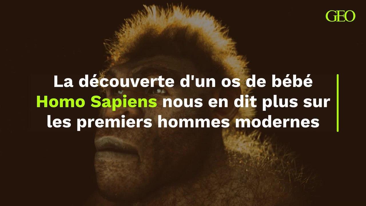 La découverte d'un os de bébé Homo Sapiens nous en dit plus sur les premiers hommes modernes
