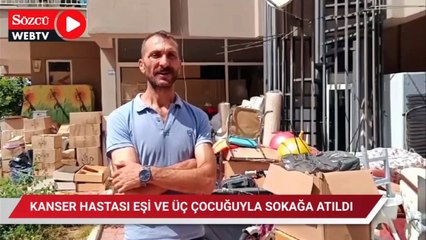 Yüksek kiralara karşı mücadele veriyordu: O da sokağa atıldı