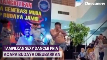 Tampilkan Sexy Dancer Pria, Acara Budaya Untuk Generasi Muda di Jambi Dibubarkan