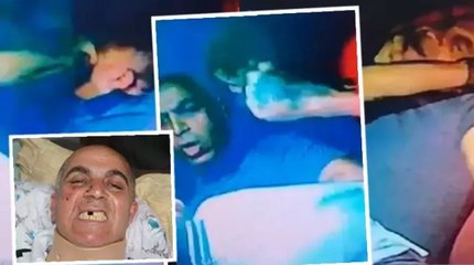 Taksiciyi öldüresiye dövüp, gasbettiler! Dehşet anları kamerada