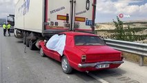 Konya'da otomobilin tıra arkadan çarpması sonucu bir kişi hayatını kaybetti