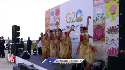 UK PM Rishi Sunak Visits India Along With His Wife _ G20 Summit 2023 _ V6 News