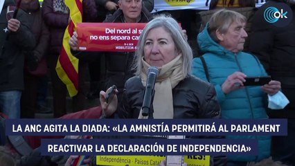 La ANC agita la Diada: «La amnistía permitirá al Parlament reactivar la declaración de independencia»