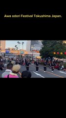 Awa odori Dance Festival Tokushima Japan.