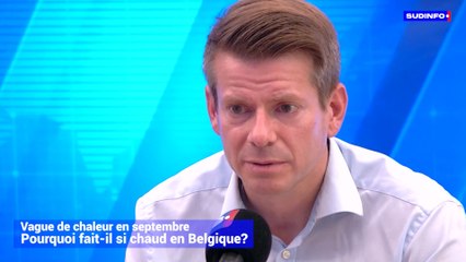 Vague de chaleur en septembre: David Dehenauw explique pourquoi il fait si chaud en Belgique