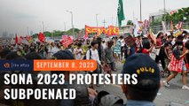 Prosecutor subpoenas activists over SONA 2023 protest
