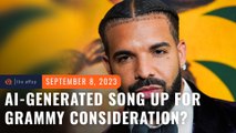 Viral AI-generated song simulating Drake, The Weeknd vocals up for Grammy consideration