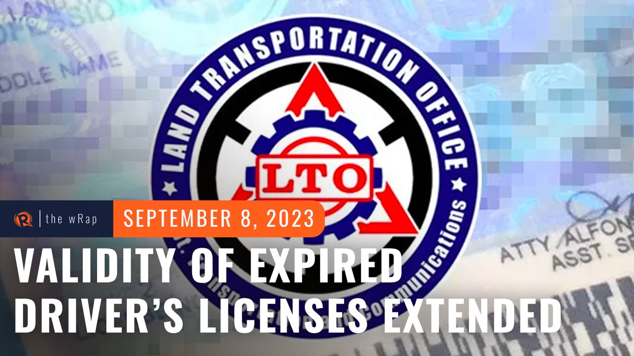 LTO extends validity of expired driver’s license amid card shortage