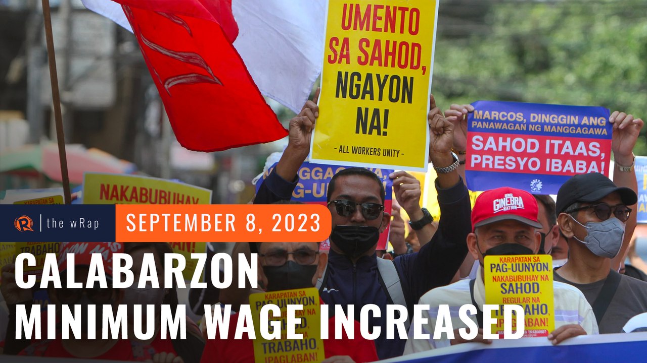 Calabarzon minimum wage earners to get P35 to P...