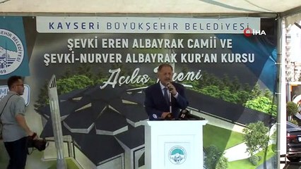 Kayseri'de Şevki Eren Albayrak Camii ve Kur'an Kursu açıldı