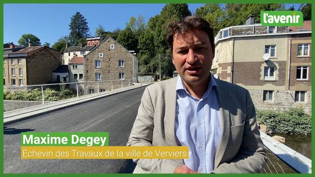 Les travaux du pont Francval à Ensival sont terminés