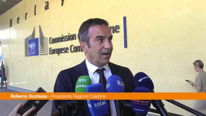 Occhiuto "La macroregione del Mediterraneo può dare grandi opportunità