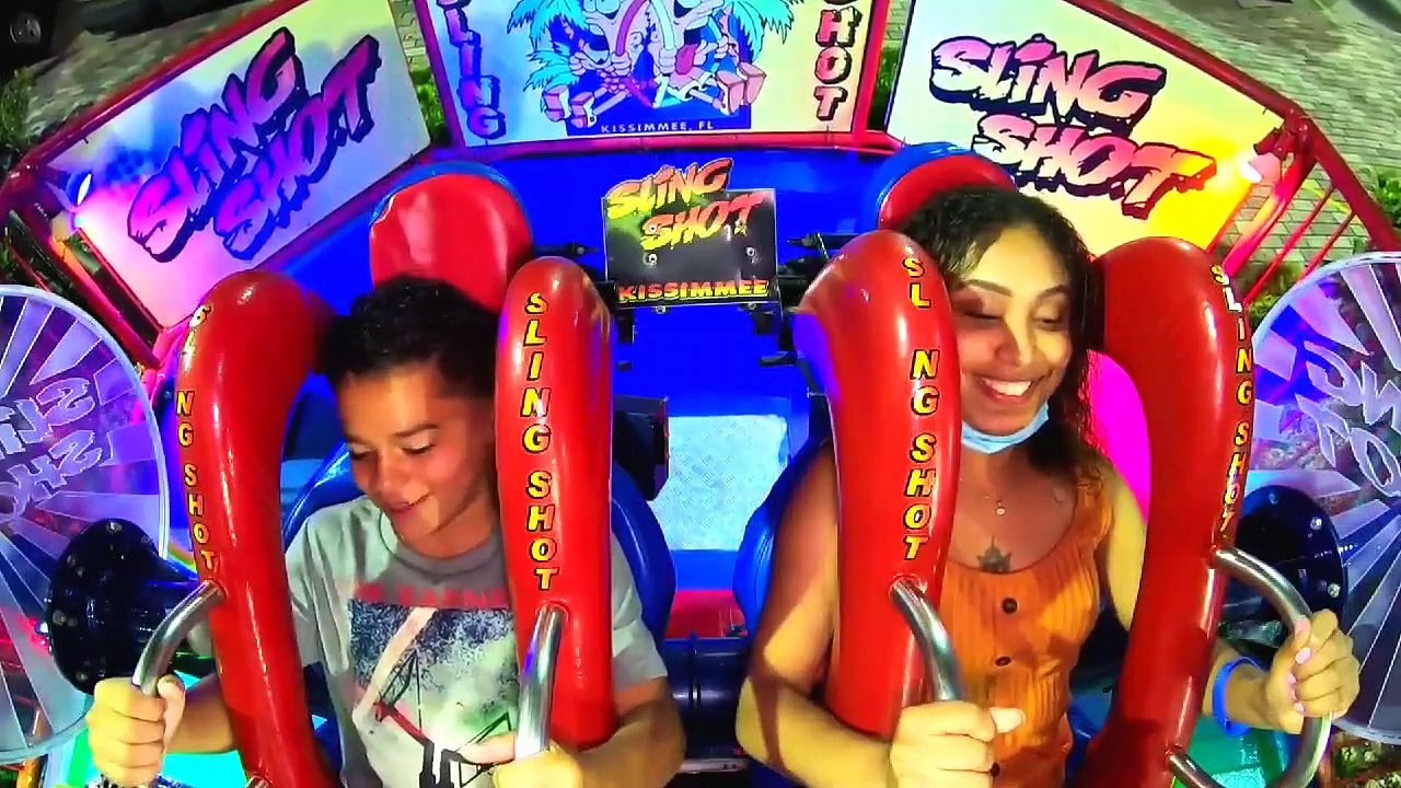 Slingshot Ride of Hot girl and boy compilation