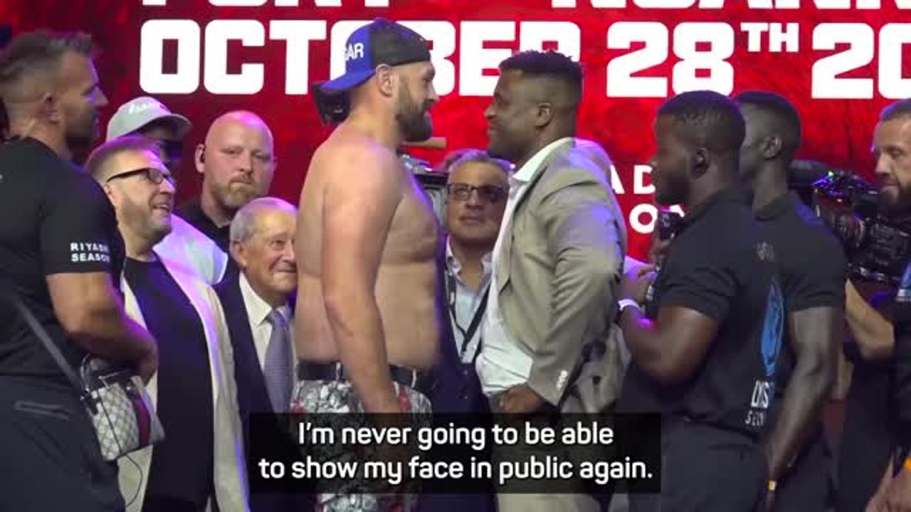 Fury wants the world to laugh at him if he loses to Ngannou
