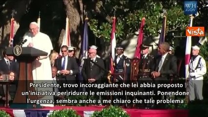 Papa Francesco a Obama: «Incoraggiante sua iniziativa su clima»