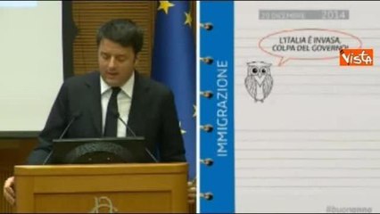 Download Video: Renzi: «Immigrazione, meno sbarchi dello scorso anno»