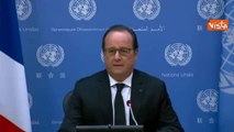 Hollande: «Siria, abbiamo agito per difendere la Francia»