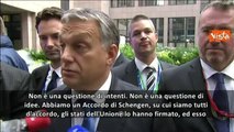 Migranti, Orban: «Se non si rispetta Schengen Ue nel caos»