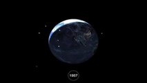 La Terra ricoperta dai rifiuti spaziali: 60 anni in 60 secondi