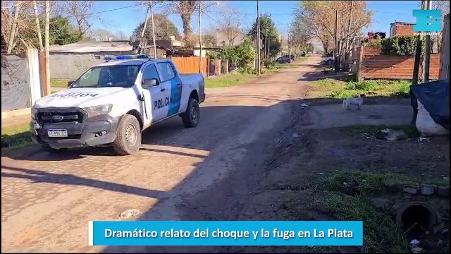 Dramático relato del choque y la fuga en La Plata