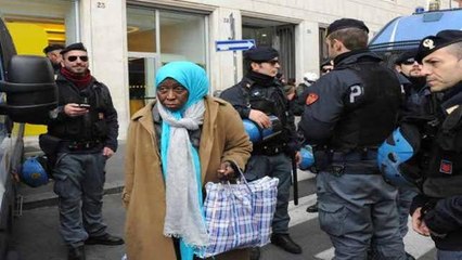 Sicurezza e Giubileo, controlli nel palazzo occupato dai migranti