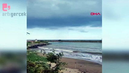 Ordu'da denizde hortum çıktı