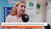 Las encuestas no nos muestran a Milei ganador en primera vuelta