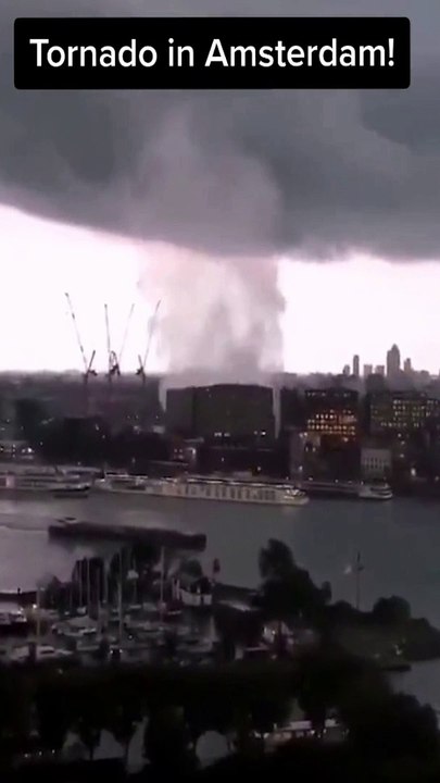 Terrifying Tornado Strikes Amsterdam, Netherlands: Witness the Unbelievable Destruction