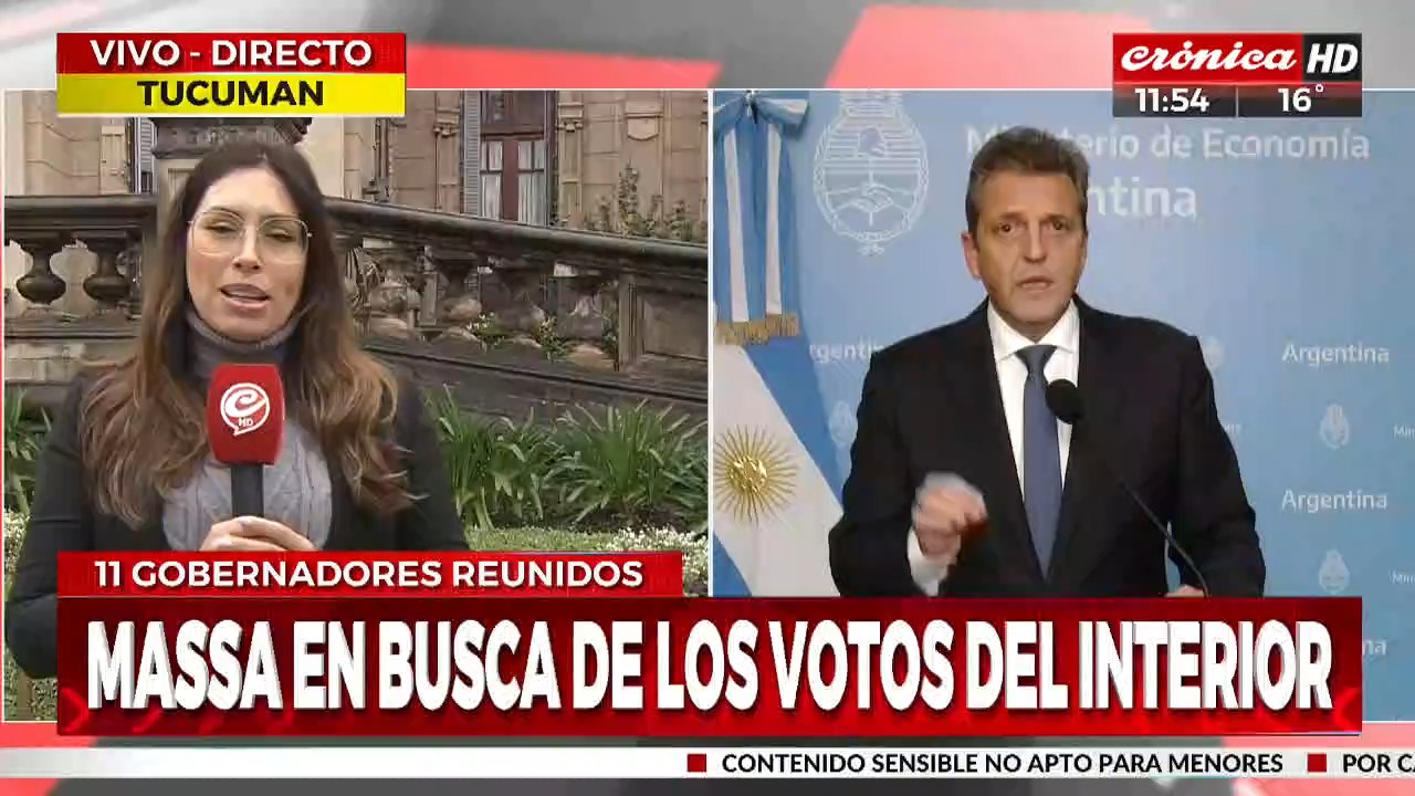 Con el apoyo de los gobernadores, Sergio Massa relanzará su candidatura en Tucumán