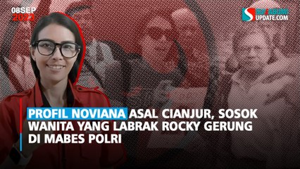 Profil Noviana Asal Cianjur, Sosok Wanita yang Labrak Rocky Gerung di Mabes Polri