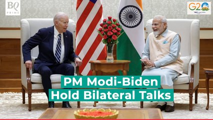 PM Modi & President Biden Hold Bilateral Talks