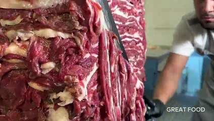 Hundreds of kilos of meat is used in this Shawarma centre l Abi Doner