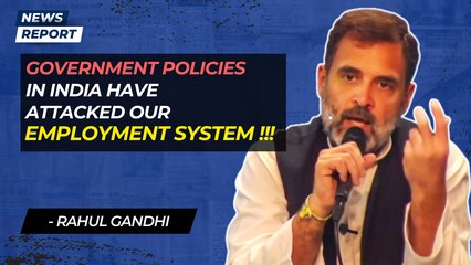 “Government policies in India have attacked our employment system”, Rahul Gandhi in Brussels,Belgium