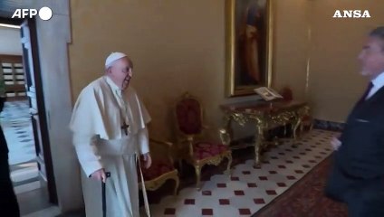 Il Papa riceve Sylvester Stallone: "Siamo cresciuti con i tuoi film"