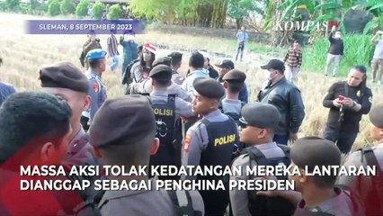 Rocky Gerung dan Refly Harun Dilempar Botol oleh Massa dalam Acara Diskusi di Sleman